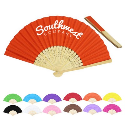 Bamboo Folding Paper Fan