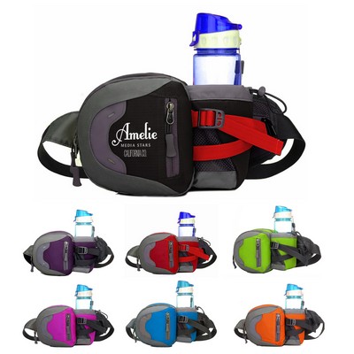 Sports Fanny Pack w/ Bottle Holder