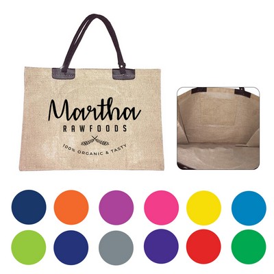 Jute Tote Bag