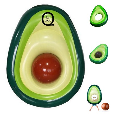Inflatable Avocado Pool Float