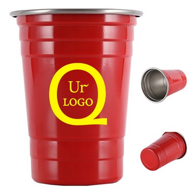 17 Oz Single-Layer Roll-Top Wine Glass