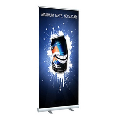 6.5' Retractable Banner Reusable Roller Banner with Stand for Advertising, Stores, POP UP Store