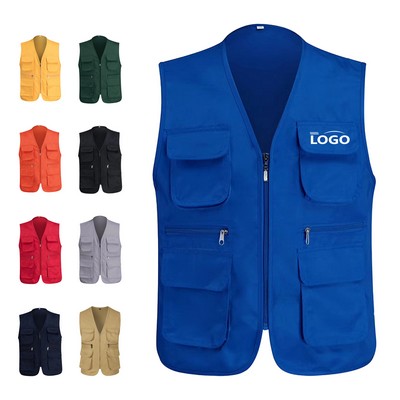 Multi Pocket Advertising Vest