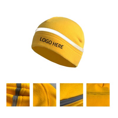Polar Fleece Reflective Hat