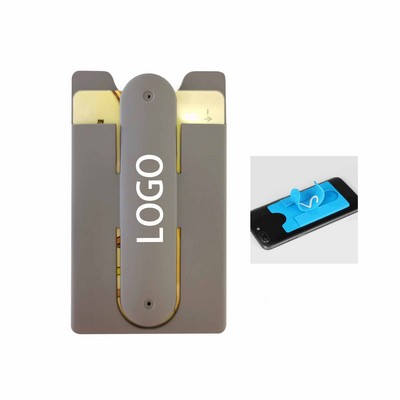 Snap-On Silicone Phone Pocket Stand