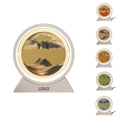Moving Sand Art Picture Lamp
