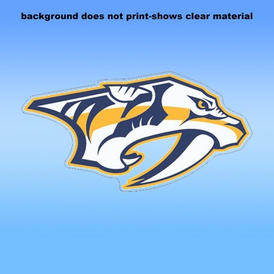 Clear Removable Glass Decals (4"X5.5") - Removeable. Repositionable. Custom Shape