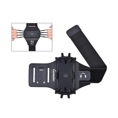 Moisture-wicking Running Armband with Phone Holder