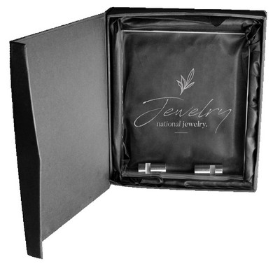 Compact Chroma Glass Award with Dual Stand