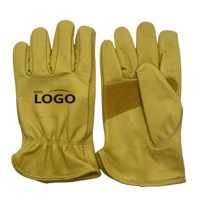 Genuine Leather Work Gloves