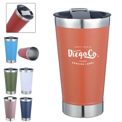 20 Oz. Stainless Steel Tumbler W/ Bottle Opener