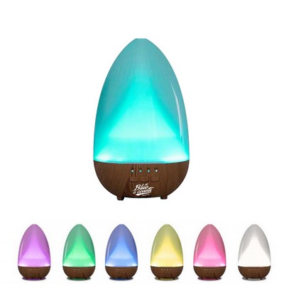 7 Colors Led Wood Grain Aromatherapy Diffuser