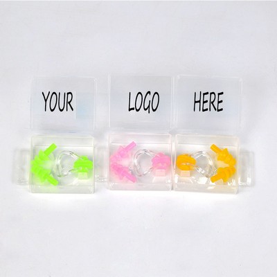 Waterproof Boxed Earplugs And Nose Clip