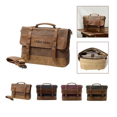 Computer Briefcase Leather