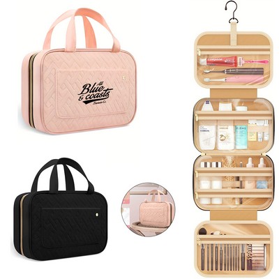 Folding Space-saving Toiletry Bag