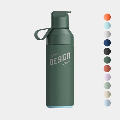 17 oz Ocean Bottle® Recycled Stainless Steel Vacuum Insulated Water Bottle w/ Straw Cap