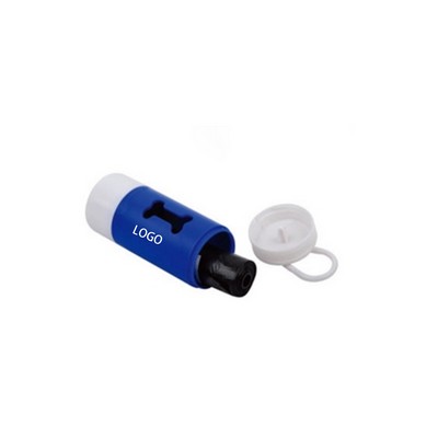 Pet Waste Bag W/ Flashlight And Dispensers
