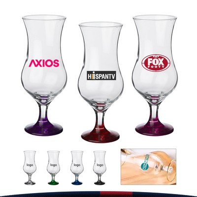 12 Oz. Clear Hurricane Glasses