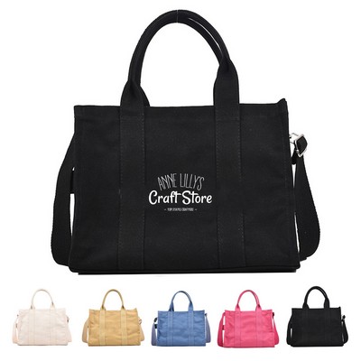 Daily Organized Canvas Tote Bag
