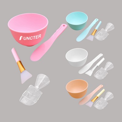 Collapsible Silicone Mask Bowl Mixing Set (4-Piece)
