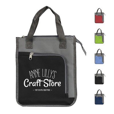 Waterproof Insulated Lunch Bag with Pocket