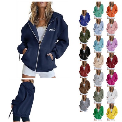 Women's Casual Long Sleeve Track Jacket