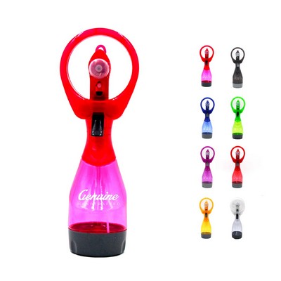 Handheld Battery Powered Water Misting Fan