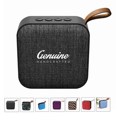 Fabric Portable Wireless Bluetooth Speaker