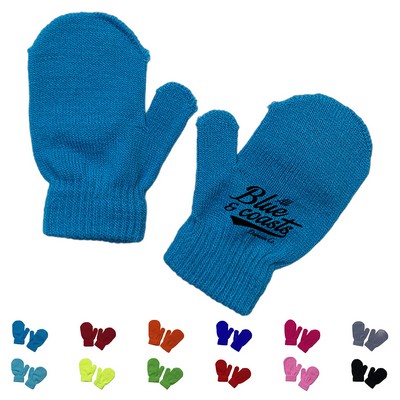 Winter Baby Knitted Mitts