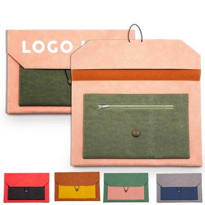 A4 Leather Document Bag