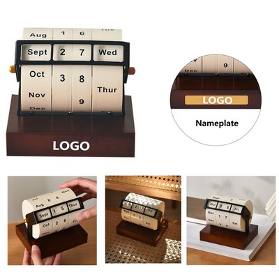 Wooden Perpetual Calendar