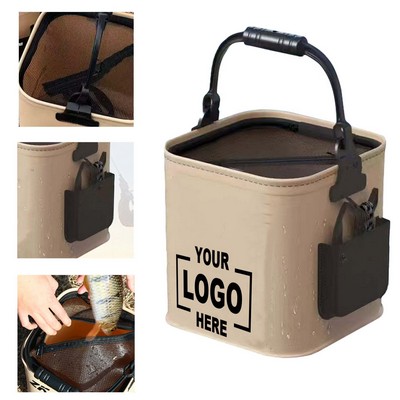 Outdoor Collapsible Fish Bucket.