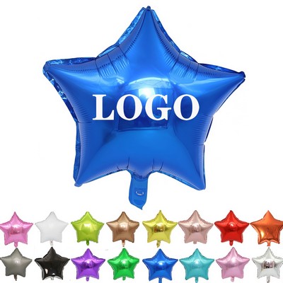 Star Shaped Aluminum Foil Balloon
