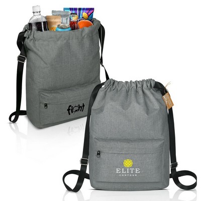 EcoVenture RPET Drawstring Backpack