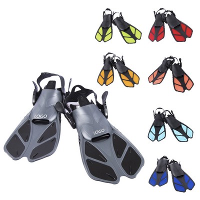 Swim Or Dive Fins with Adjustable Straps