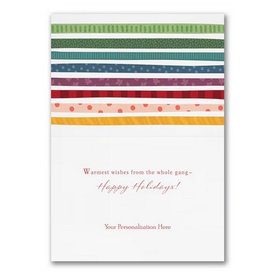 Snowman Festivities Holiday Card