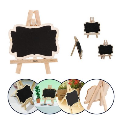 Mini Wooden Easel Message Board