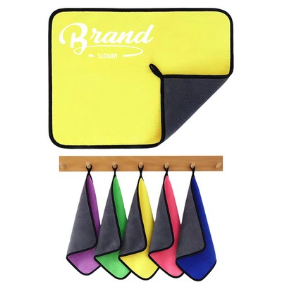 600GSM Plush Car Drying Towel – 9.9" x 15.8"