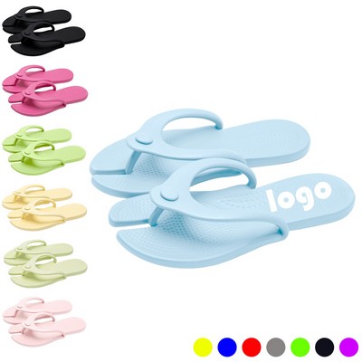 Comfortable Portable Foldable Travel Flip Flops Slippers