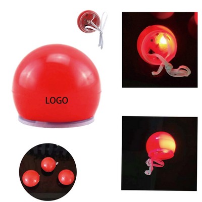 LED Glowing Red Nose Halloween Clown Costume Accessory