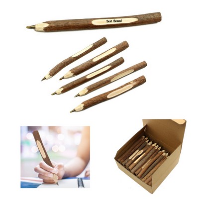 Vintage Handmade Wooden Ballpoint Pen