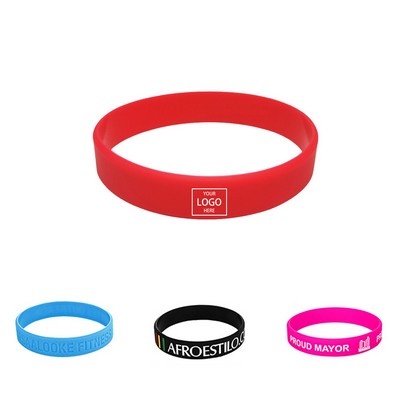 Screen Printed Silicone Wristband