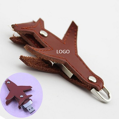 Leather Aircraft Usb Drive