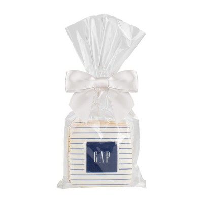 Iced Shortbread Cookie In Bag - 3 Pack - 3 in. Square