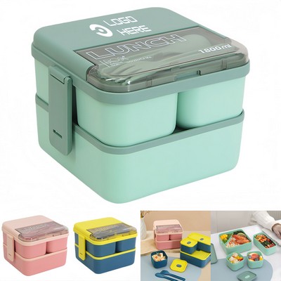 Double Layer Square Lunch Box