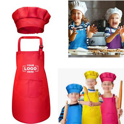 Kids Chef Hat and Apron Set