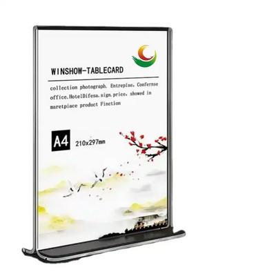 Sign Frame Vertical Clear