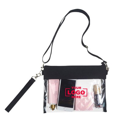 Clear PVC Crossbody Bag
