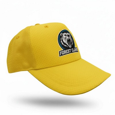 Bee Eye Lattice Structured Trucker Cap W/ Front Embroidery