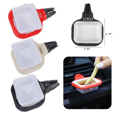 Car Air Vent Clip-On Sauce Holder Cup